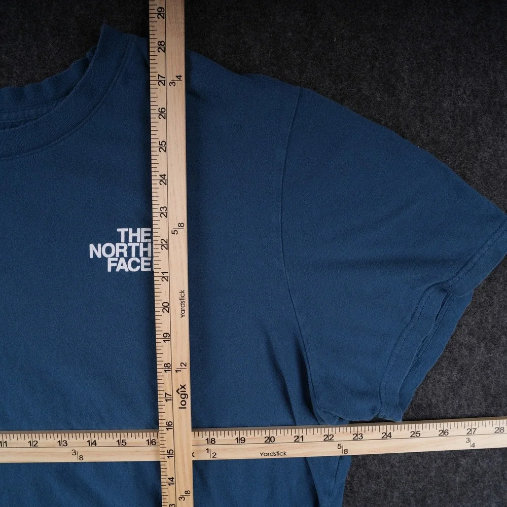 The North Face Graphic T-Shirt Mens XXL Blue Good Never Stop Exploring Tee